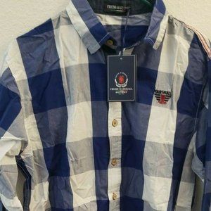 FREDD MARSHALL Men's Long Sleeve Slim Fit Shirt